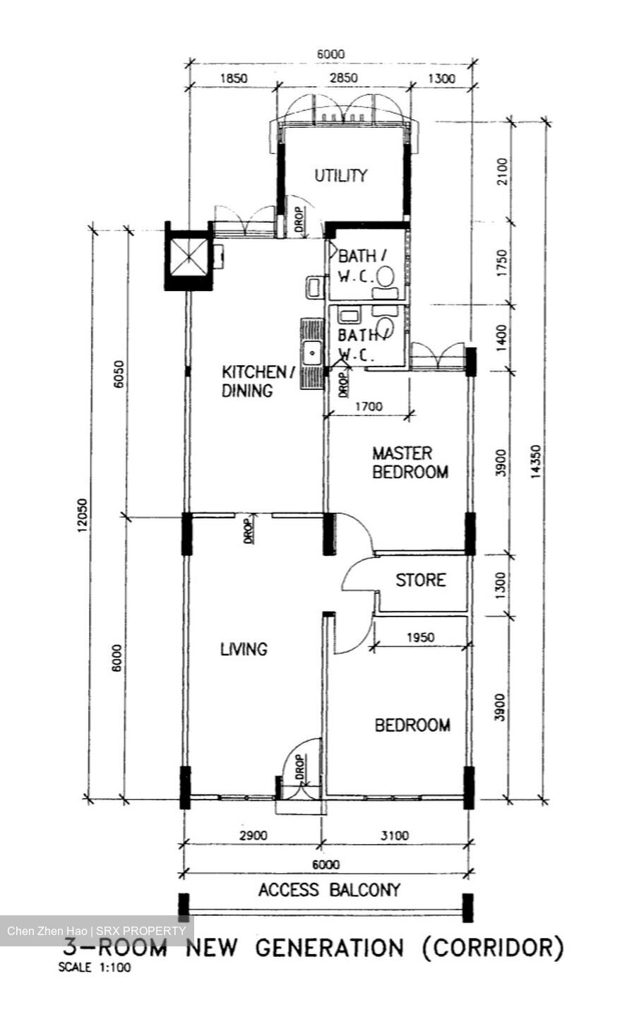Blk 322 Ang Mo Kio 31 (Ang Mo Kio), HDB 3 Rooms #529280101